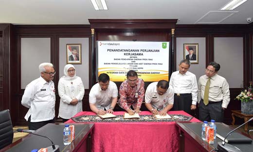 Pemprov Riau Percayakan Sepenuhnya Transaksi Non Tunai Kepada BRK